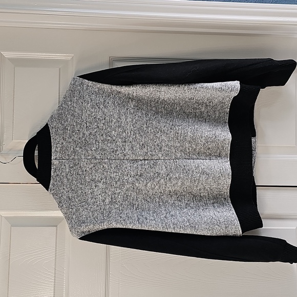 NWT Sweet Romeo Two Tone Hacci Varsity Jacket Snap Closure  Large - Picture 15 of 15